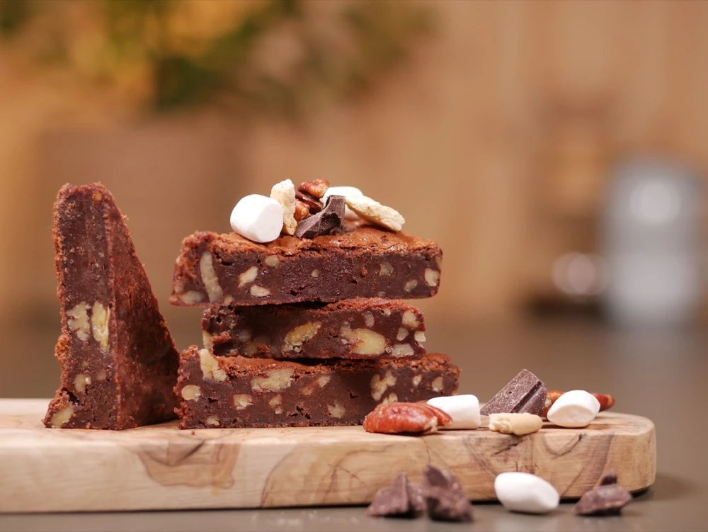 Rocky road brownie