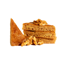 Vegan blondie per post