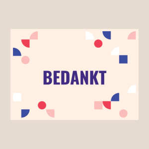 Bedankt Kaartje
