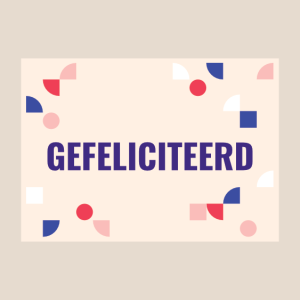 Gefeliciteerd Kaartje